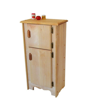 Jacob's Ice Box in Light Hardwood Wooden Kitchens Elves & Angels 