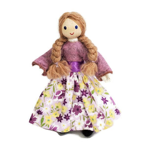 Dollhouse Family - Light Brown Hair Dollhouse Dolls Wildflower Toys 