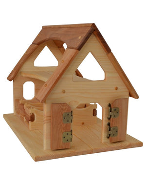Solid Hardwood Sam's Stable Deluxe Farms & Stables Elves & Angels 