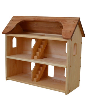 PREMIUM Pine Wood DOLLHOUSE Fully Assembled Furnished as -  Portugal