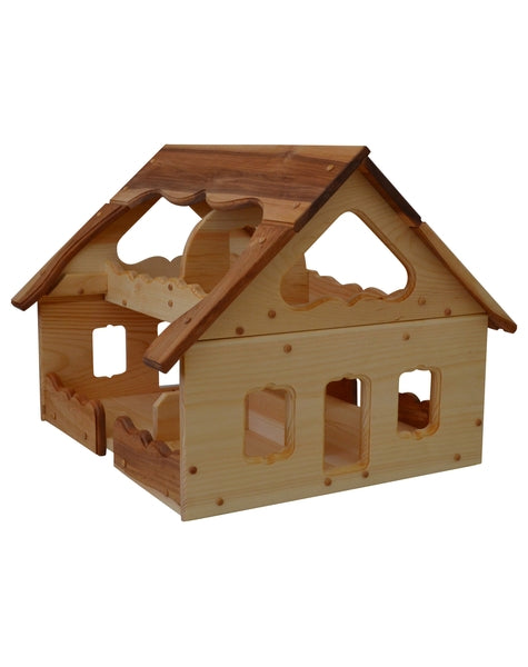 seri's wooden dollhouse