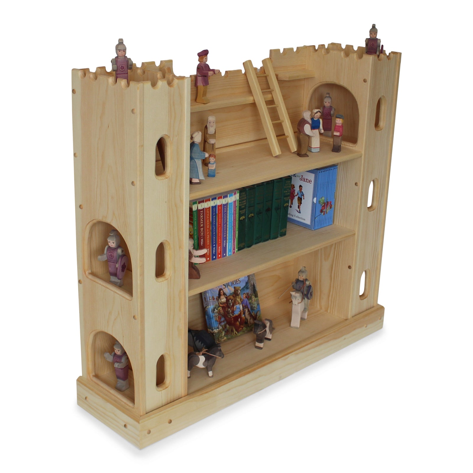 Wooden Toy Stable - Elves & Angels