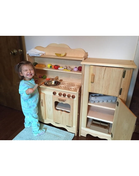 Wooden Play Kitchen - Julianna's Kitchen - Elves & Angels