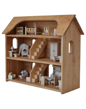 Seri's Dollhouse in Hardwood Dollhouses Elves & Angels 