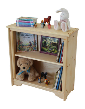 York Harbor 29" x 29 1/2" Tall solid wood Bookcase Elves & Angels 