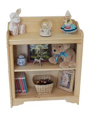 Bass Harbor 29" x 29 1/2" Tall solid wood Bookcase Elves & Angels 
