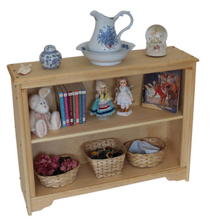 Port Clyde 38" x 29 1/2"" Tall solid wood Bookcase Elves & Angels 