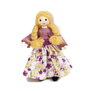 Custom Dollhouse Family Daughter Dollhouse Dolls Wildflower Toys Blonde Skin tone #1 