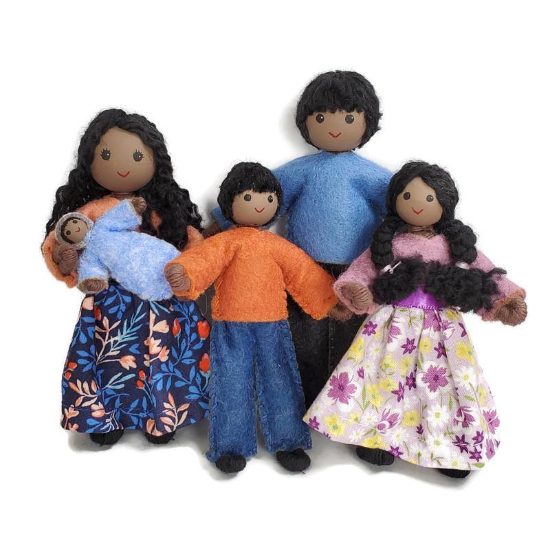 Wooden bendy dolls top