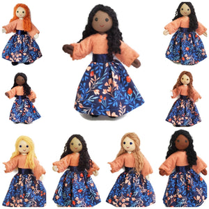 Custom Dollhouse Family Mother Dollhouse Dolls Wildflower Toys 