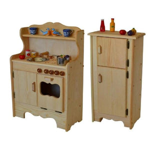Julianna's Kitchen - Jacob's Icebox Set Wooden Kitchens Elves & Angels Pine 