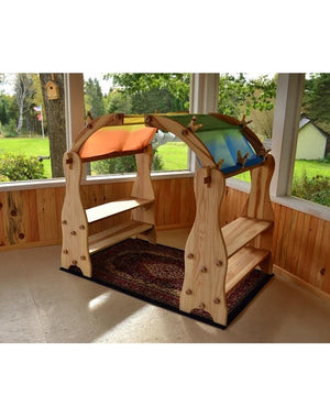 David's Double Shelf Playstands with Canopies Playstands Elves & Angels 